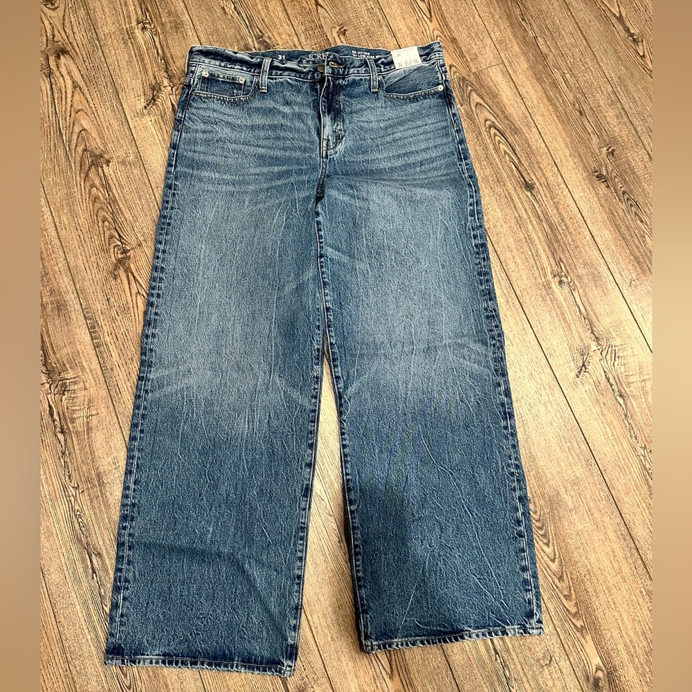 J. Crew ‘84 Low Rise Wide Leg Jeans Size 31 NWT
